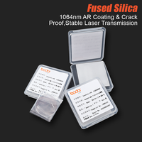 Fenêtre de protection inférieure en silice fondue Bodor 24,9x1,5 mm, pièces de rechange 6KW pour tête de découpe laser à fibre