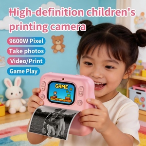 Appareil <span class=keywords><strong>photo</strong></span> instantané pour enfants DLC avec écran IPS de 2,0 pouces, protection des yeux, impression thermique sans encre, vidéo 1080P, flash LED, double objectif - Product Image 2