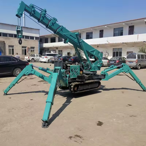 Grúas Móviles sobre Orugas, Grúa Araña de 8 Toneladas, Mini Grúa sobre Orugas con Giro Hidráulico de 360 Grados para Construcción - Product Image 6