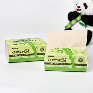 Pañuelos Faciales Queenkale de 4 Capas, Ecológicos, Gruesos, Sin Fragancia, para Uso Doméstico |   Modelo de Embalaje Personalizado con Logotipo OEM ODM 156*180 - Product Image 2