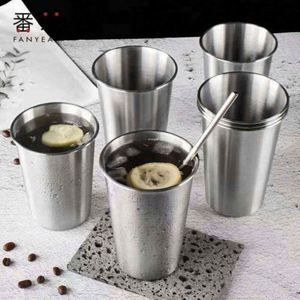 Modern Design Stainless Steel 350ml Tumbler with Vacuum Insulation and Handle/Lid for Beer Party Use - Product Image 2