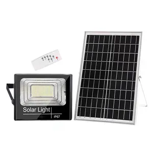 IP67 Waterproof Solar Flood Light LED Light Source ABS Lamp Body Material Multiple Sizes for Garden Outdoor Lighting