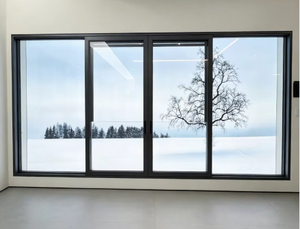 Ventanas Corredizas Modernas Personalizadas DEEZON, Doble Vidrio Templado, Aleación de Aluminio, Exterior Silencioso, Acero Inoxidable, para Apartamentos y Villas - Product Image 1
