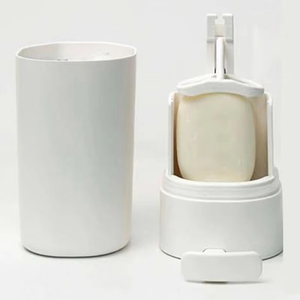 Distributeur de barres de savon solide Fournitures de bain et de <span class=keywords><strong>toilette</strong></span> créatives Porte-boîte à savon pour le lavage des mains <span class=keywords><strong>avec</strong></span> <span class=keywords><strong>broyeur</strong></span> pour savons de bar - Product Image 1