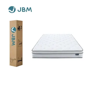 JBM 12 Inch בפלאש תיבת למעלה מתגלגל פנימי עם CertiPUR-ארה"ב מוסמך ירוק תה קצף בית הספר מזרן