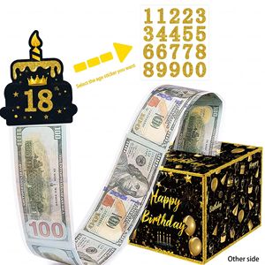 生日派对装饰品节日用品创新黑金钱箱 - Product Image 4