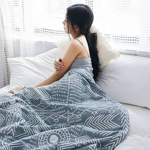 Edredón de Algodón Puro para Primavera/Verano, Manta de Algodón para Adultos, Cobija de Cuatro Capas - Product Image 4