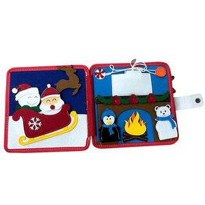 Giocattoli Montessori all'Ingrosso, Libro delle Attività Educativo a Tema Natalizio con <span class=keywords><strong>Babbo</strong></span> Natale, Regali per Bambini e Bambine - Product Image 5