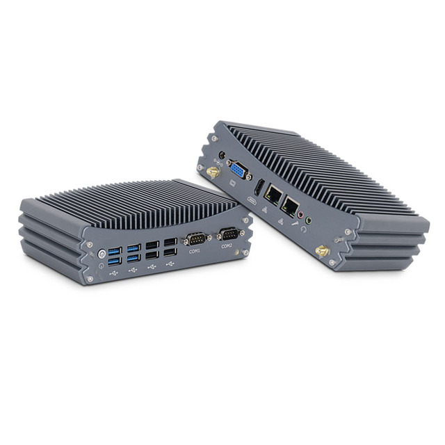 Linkleaps Fanless Industrial Mini PC Industrial Computer Embedded PC with Intel Core I3 I5 I7 4th to 13th Gen Dual GbE 8 USB