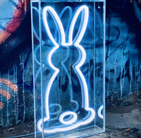 Panneau lumineux en acrylique à Led, exposition des enseignes de rue, personnalisé, boîte au néon, affichage publicitaire