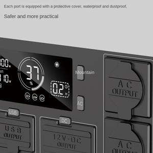 Alimentation mobile de stockage d'énergie LiFePO4 3000W 2688WH avec écran LCD et protection pour le <span class=keywords><strong>camping</strong></span> et les situations d'urgence - Product Image 5