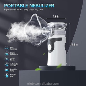 Nébuliseur portable avec 2 masques et embout buccal, fonctionnement silencieux, 2 modes réglables, machine rechargeable pour les voyages et l'usage domestique - Product Image 3
