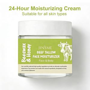 Private Label Beef Tallow <b>Face</b> Moisturizer Cream Shea Butter Hyaluronic Acid Paraben-Free/Sulfate-Free/Silicone-Free for All - Product Image 5