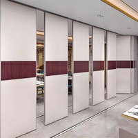 Cloison mobile pliable haut de gamme à prix abordable, en aluminium moderne, écologique, pour hôtel, restaurant, pièce privée