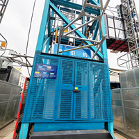 Monte-charge de chantier DAHAN SSD160A 1600 kg, moteur de traction 18,2 kW, élévateur de marchandises, portée 300 m, garantie 1 an