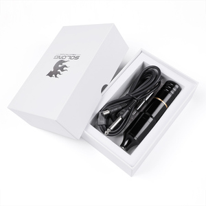 <span class=keywords><strong>Solong</strong></span> EM128 Pluma de Tatuaje Rotativa Profesional de Aluminio Aeronáutico, Motor Taiwanés de 10W, Carrera de 3.0mm, Cable DC5.5 para Tatuajes de Cejas y Corporales - Product Image 2
