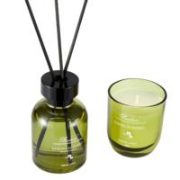 Commande en gros de désodorisant, cadeau de luxe pour la Saint-Valentin, boîte personnalisée, bougie parfumée en cire de soja dans un verre, diffuseur de parfum en roseau