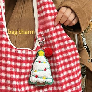 Wholesale Cute <b>Cartoon</b> Christmas Plush Doll Keychain Versatile <b>Backpack</b> Pendant Gift Decor New 2025 Collection - Product Image 3