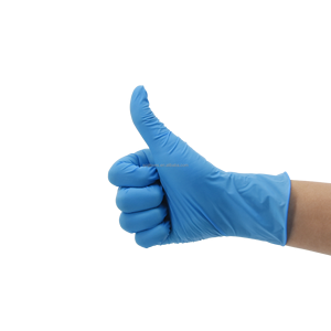 Wally 100 cái/hộp Nitrile làm việc găng tay linh hoạt tổng hợp dầu hộ gia đình-bằng chứng và chống cắt làm bằng cao su PVC dày giá thấp - Product Image 4