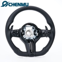 Volant en cuir à fond plat style M pour BMW Série E E81 E82 E87 E88 E90 E91 E92 E93 E84 Livraison rapide Nouvelle mise à niveau