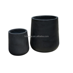 Vente chaude Usine Fiberstone Jardinières Décor Extérieur Ciment Béton Grands Pots De Plantes Artificielles Avec Des Fleurs - Product Image 2