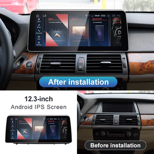 STWEI Prix d'usine 12,3 pouces DSP Carplay 4G Android14 GPS Stéréo Multimédia Radio Bluetooth BMW X5 E70 X6 E71 - Product Image 4