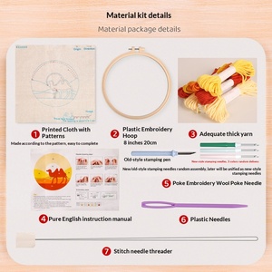 <span class=keywords><strong>Kit</strong></span> <span class=keywords><strong>de</strong></span> Matériel Artisanat DIY <span class=keywords><strong>pour</strong></span> Aiguille Russe en Fil <span class=keywords><strong>de</strong></span> Polyester Épais, Style <span class=keywords><strong>Peinture</strong></span> à l'Huile, <span class=keywords><strong>pour</strong></span> Débutants, <span class=keywords><strong>pour</strong></span> le Commerce Transfrontalier - Product Image 4