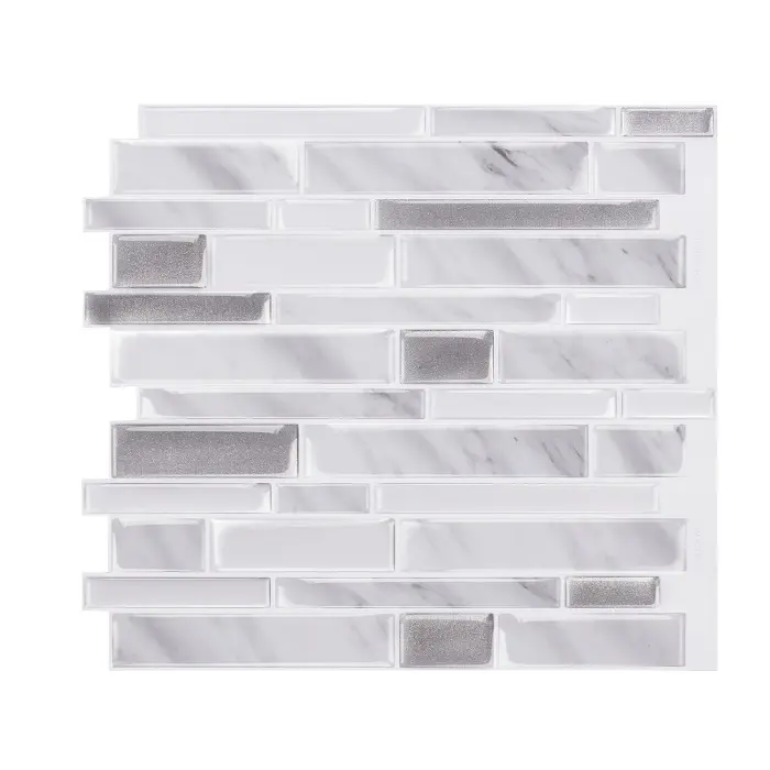 Mozaïek Schil En Stok Backsplash Wandtegel Stok Op Keuken Badkamer Metro Zelfklevende Muur Sticker Verwijderbare 3D Vinyl Tegel