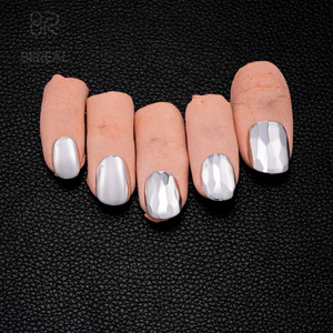 Nouveau design de luxe, couvre-ongles en or 10K 14K 18K avec moissanite VVS, bijoux d'ongles en argent 925 personnalisés style hip-hop pour femmes, finition glacée - Product Image 2
