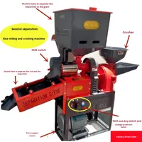 Machine à décortiquer le riz domestique Xianghong - Broyeur de riz automatique motorisé - Acier inoxydable 304 - 2,2 kW 220 V