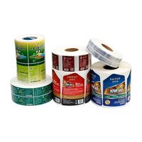Rouleau d'étiquettes adhésives personnalisées de qualité laboratoire pour petits flacons, avec protection UV, permanentes, imperméables et écologiques en PVC/PET/papier