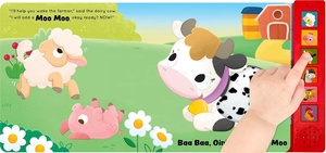 Libro Sonoro Personalizzato OEM con Tema di Saluto Mattutino, 6 Pagine in Cartoncino con Frasi di Incoraggiamento Attivabili con Pulsante, Scatola per Batterie - Product Image 3