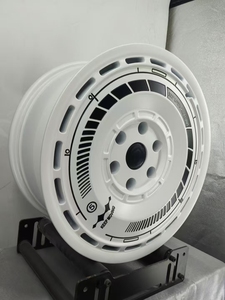 Nouvelles jantes HRW PROJECT en alliage d'aluminium forgé poli argenté 17x9 PCD 6x139.7, design concave multi-rayons, ET 10mm pour SUV/Camions - Product Image 4