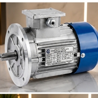 Motor Industri Unicorn 0.523F 0.6kW Motor Induksi Tiga Fasa 415V 50Hz Pemasangan Kaki 71mm Rangka Efisiensi IE2 Bodi Aluminium