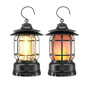 Linterna LED recargable para camping con interruptor giratorio, luz ambiental para tienda de campaña. - Product Image 2