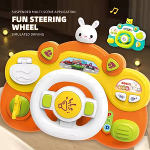 EDULAND OEM ODM Giocattolo Volante Interattivo per Bambini, Gioco Educativo Montessori per la Prima Infanzia, Tavola delle Attività, Giocattolo Musicale di Simulazione di Guida - Product Image 4