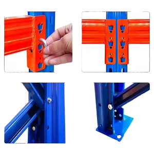 Supports sélectifs industriels de rayonnage en acier à cargaison robuste pour entrepôts Supports légers Supports de stockage de protection contre la corrosion - Product Image 6