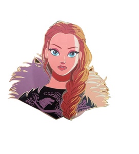 Pin de Metal de gran tamaño, fabricante de pines personalizados, para Daenerys Targaryen, Impresión de personajes de TV, esmalte duro - Product Image 5