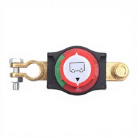 Interrupteur de coupure de courant négatif hexagonal en laiton pour voiture, modèle universel 12V/24V B71002
