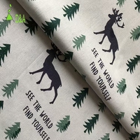 Vêtements personnalisés imprimés numériquement en lin 100% biologique tissé 17s*21s, poids moyen, écologiques, toucher doux