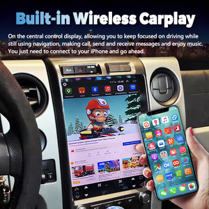 Carplay de 12,1 pulgadas para Ford F150, reproductor de vídeo estéreo Multimedia para coche Ford Raptor, unidad principal GPS, pantalla <span class=keywords><strong>Android</strong></span> 11 Tesla - Product Image 2