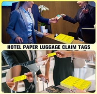 Individuelle Gepäckanhänger zur Identifizierung von Koffern und Taschen für Hotels und Motels