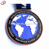 Médaille 3D personnalisée avec votre propre logo en or, argent ou cuivre, pour compétition sportive, avec ruban