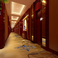 Moquette de couloir d'hôtel de luxe 100% nylon, imprimée sur mesure, mur à mur, pour salle de bal, hall 5 étoiles, ignifuge, pour banquet et casino