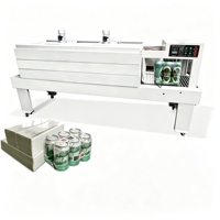 Machine d'emballage de manchons thermorétractables pour bouteilles en acier inoxydable Rocky 14KW pour boissons 220V/110V