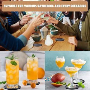 Custom Logo 10cm Non Slip Heat Resistant Waterproof <b>Coaster</b> Round Rubber Soft Silicone Cup <b>Coaster</b> <b>for</b> <b>Drink</b> - Product Image 6