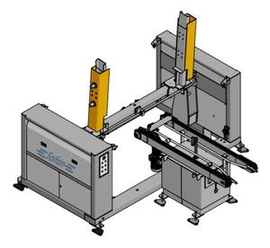 Máquina Clavadora Automática de Palets de Madera/Bloques Saifan <span class=keywords><strong>SF1000</strong></span> 33.2kw 380v con Motor para PLC y Pantalla Táctil 1200-2000 piezas/8h - Product Image 3