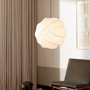 <span class=keywords><strong>Paralume</strong></span> Edison stile giapponese Wabi Sabi moderno Chic caldo bianco e minimalista <span class=keywords><strong>lampadario</strong></span> in tessuto <span class=keywords><strong>per</strong></span> sala da pranzo da letto studio appeso - Product Image 5