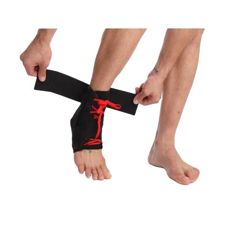 OEM Неопреновая Регулируемая компрессионная Спортивная эластичная защита голеностопа ортопедическая шина для ног поддержка голеностопа