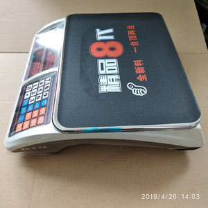 इलेक्ट्रॉनिक मूल्य निर्धारण पैमाने 30kg 50kg तालिका के शीर्ष वजन पैमाने 5g स्टेनलेस स्टील - Product Image 3